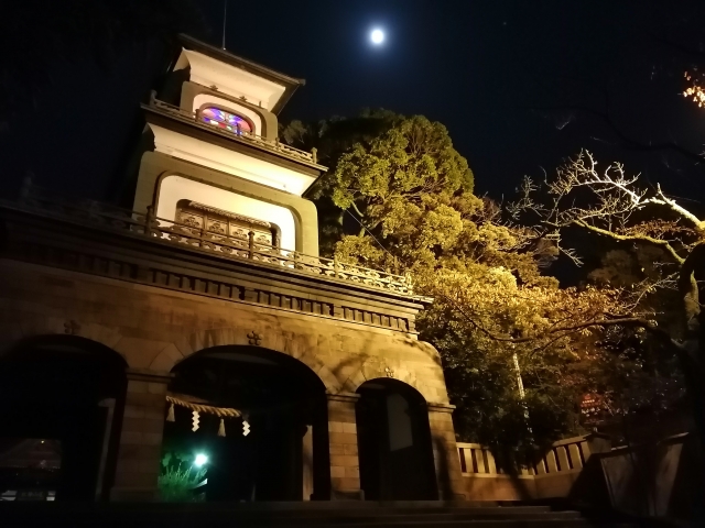 尾山神社ライトアップ２