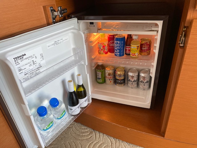 横浜ホテル客室冷蔵庫